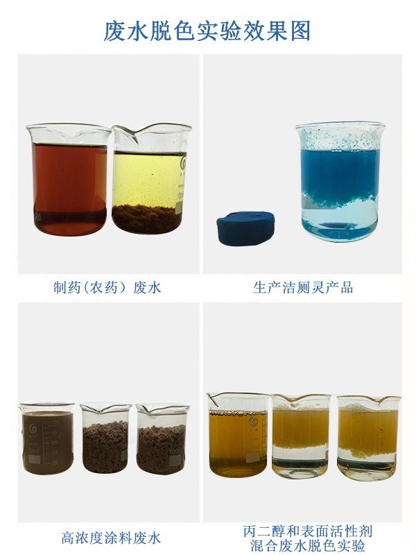 脫色絮凝案例-製藥農藥廢水-生產潔廁靈產品-高濃度塗料廢水
